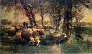 unknow artist Sheep 195 Spain oil painting artist